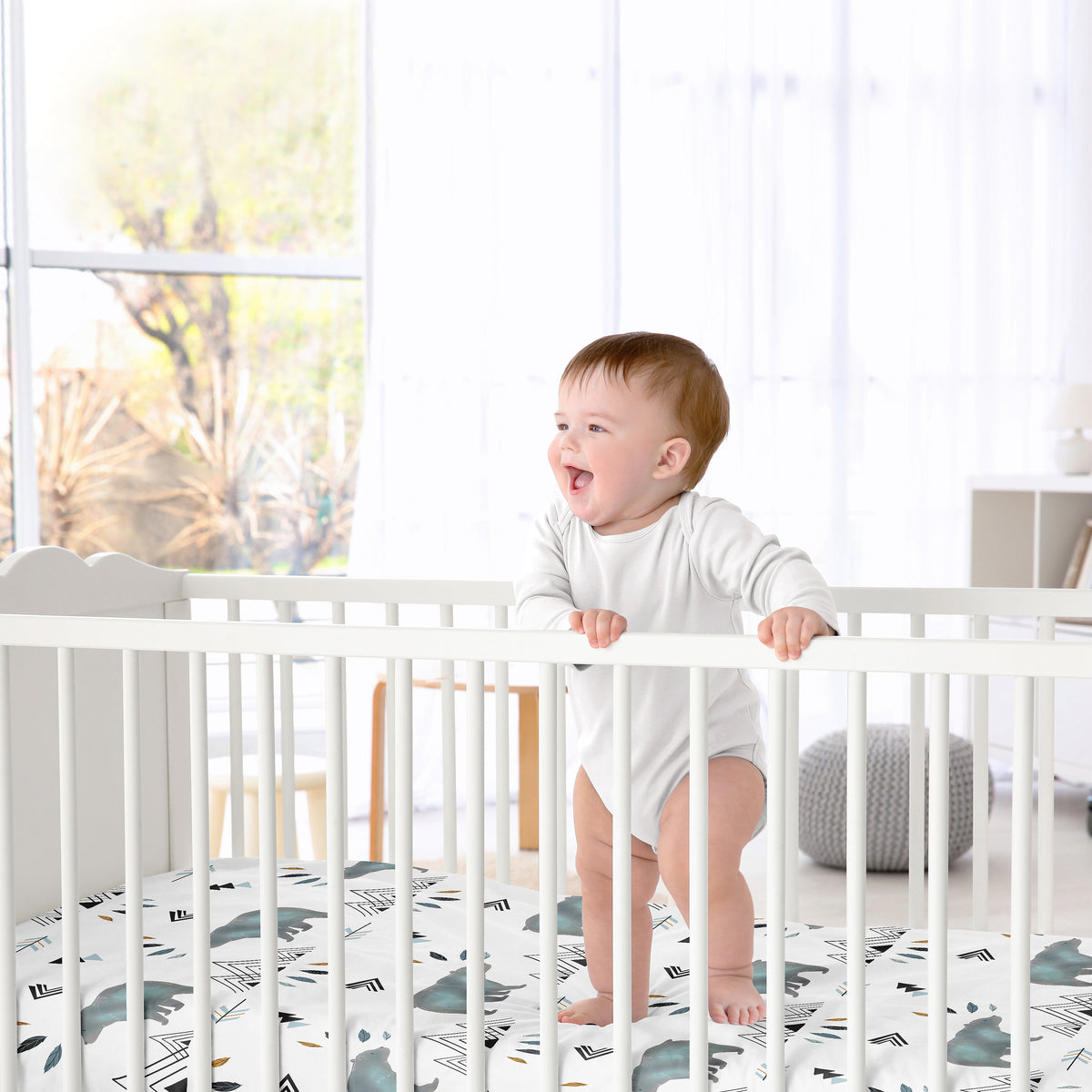 Bear Mountain Collection 2 Pack Crib Sheets