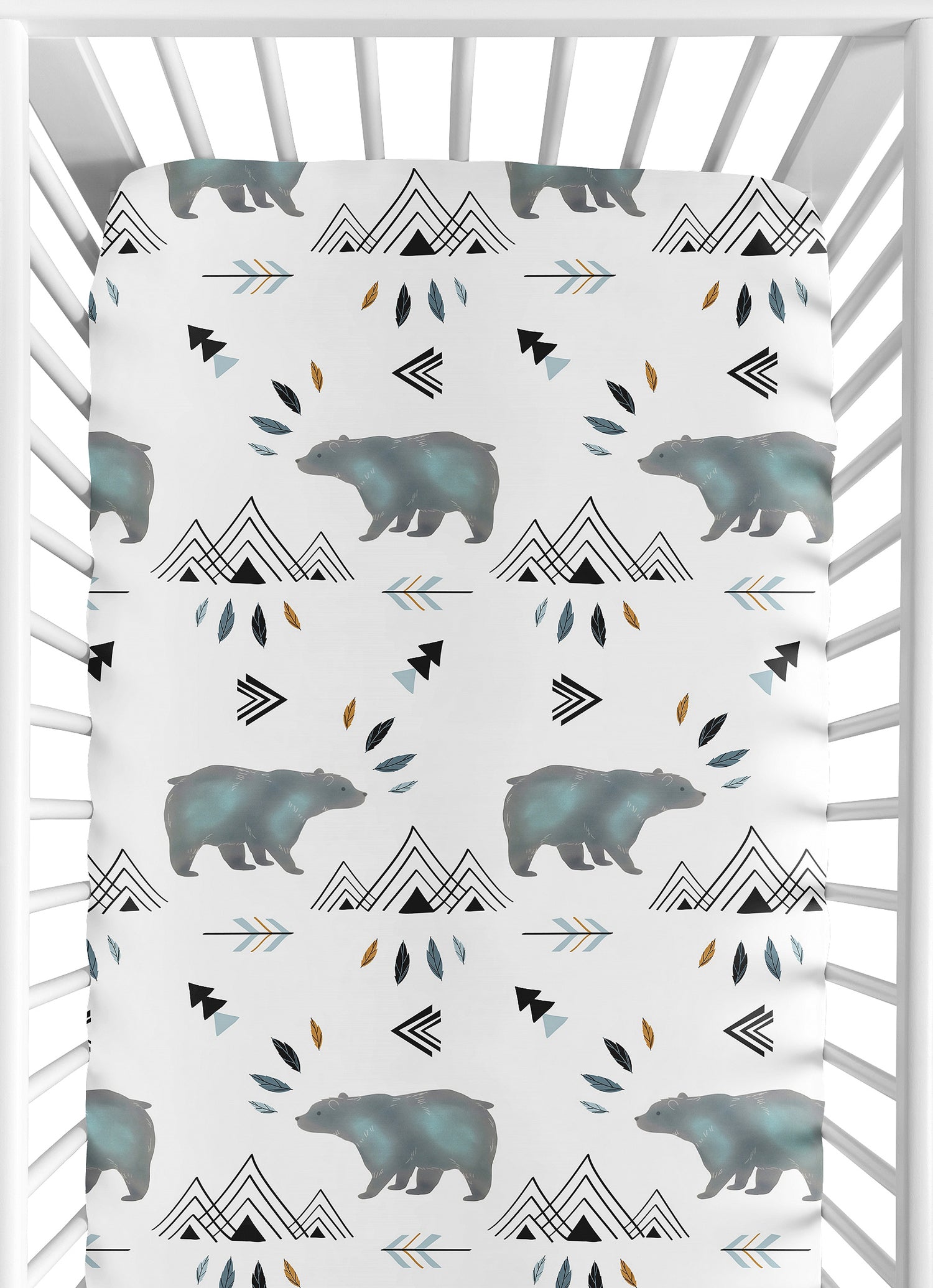 Bear Mountain Collection Crib Sheet