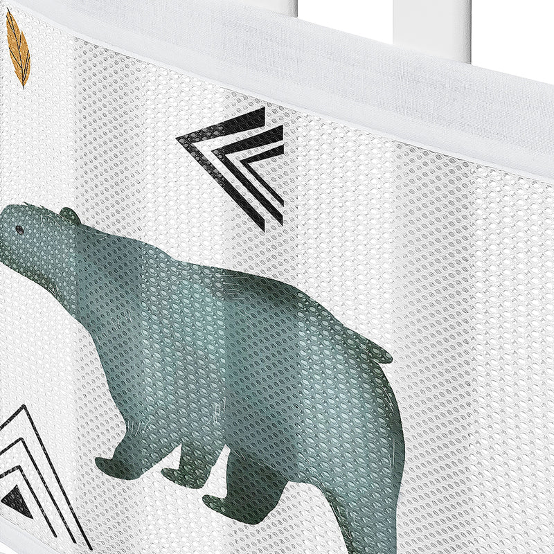Bear Mountain Collection Sweet Jojo Designs + BreathableBaby Breathable Mesh Crib Liner