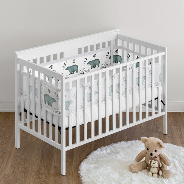 Bear Mountain Collection Sweet Jojo Designs + BreathableBaby Breathable Mesh Crib Liner alternate view
