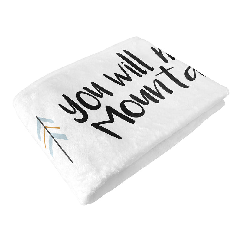 Bear Mountain Collection Monthly Milestone Baby Blanket