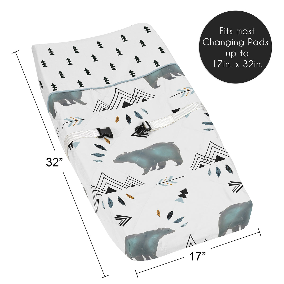 Bear Mountain Collection Changing Pad Cover