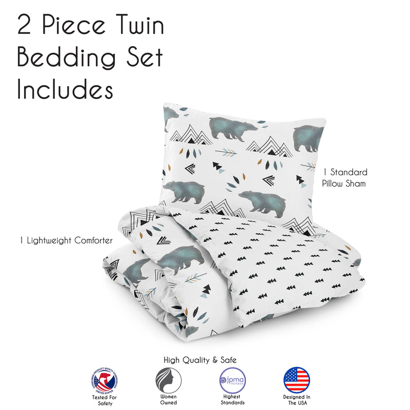 Bear Mountain Collection Twin Bedding