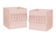 Bohemian Pink Collection Foldable Fabric Storage Bins