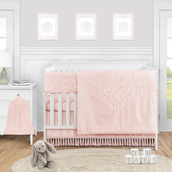Bohemian Pink Collection Crib Bed Skirt alternate view