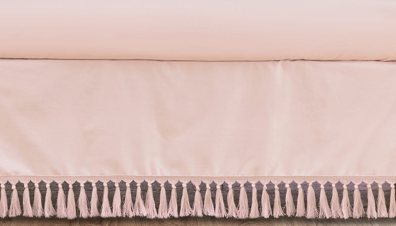 Bohemian Pink Collection Crib Bed Skirt