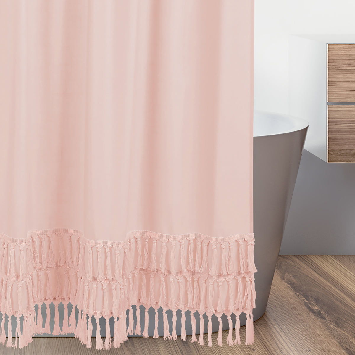 Bohemian Pink Collection Shower Curtain
