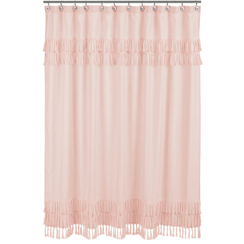 Bohemian Pink Collection Shower Curtain