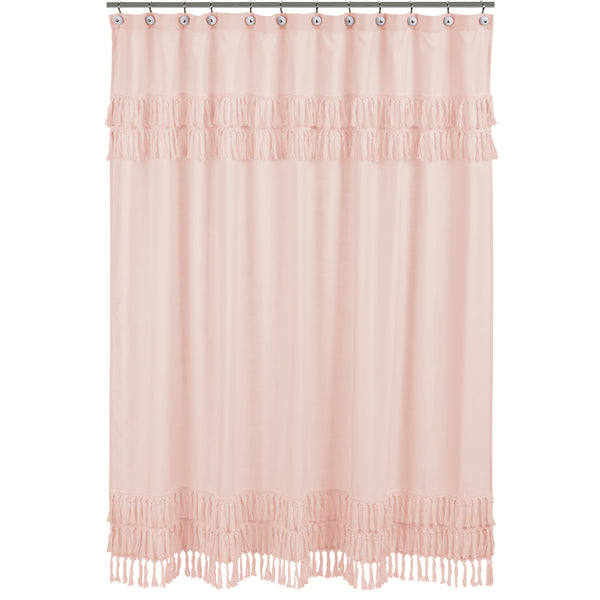 Bohemian Pink Collection Shower Curtain