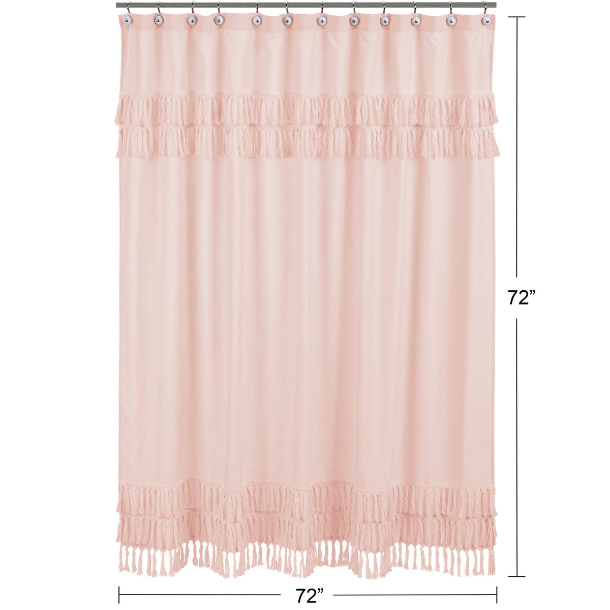 Bohemian Pink Collection Shower Curtain