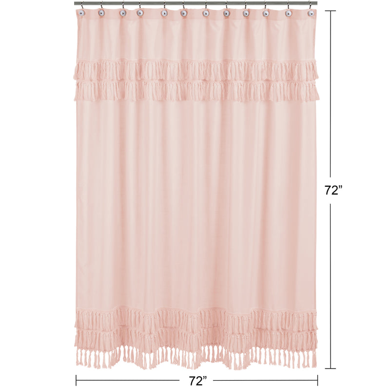 Bohemian Pink Collection Shower Curtain