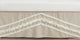 Boho Fringe Linen Collection Tufted Crib Bed Skirt
