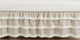 Boho Fringe Linen Collection 3 Tiered Crib Bed Skirt