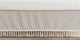 Boho Fringe Linen Collection Crib Bed Skirt