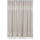 Boho Fringe Linen Collection Shower Curtain