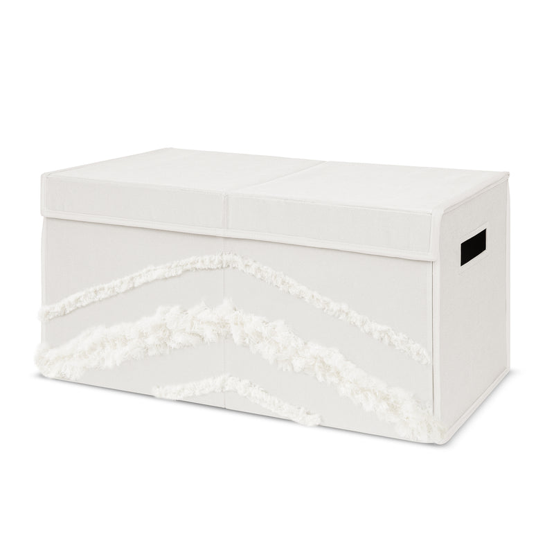 Boho Fringe Collection Tufted Fabric Toy Bin Storage