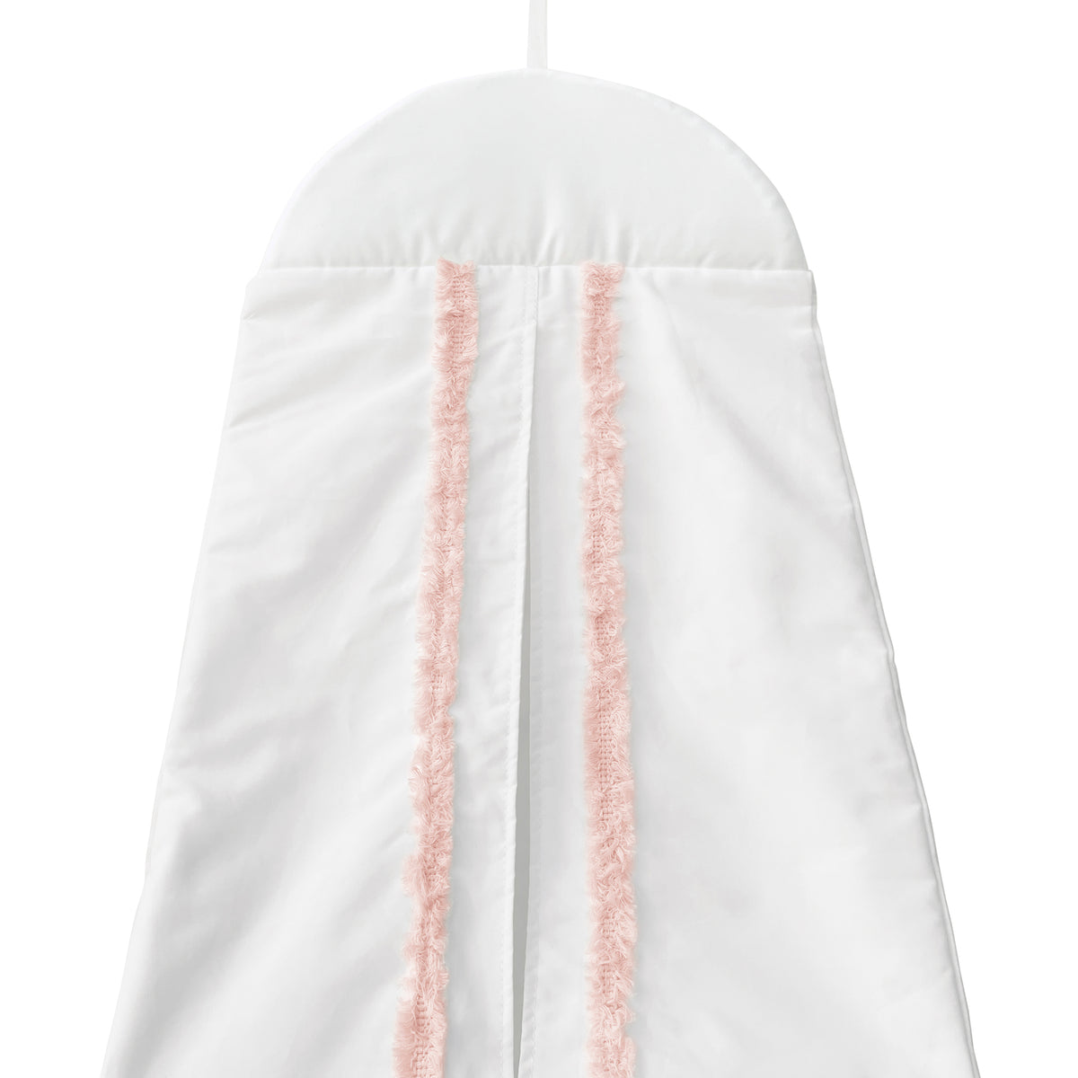 Boho Fringe White and Pink Collection Sweet Jojo Designs 6 Piece Crib Bedding + BreathableBaby Breathable Mesh Liner