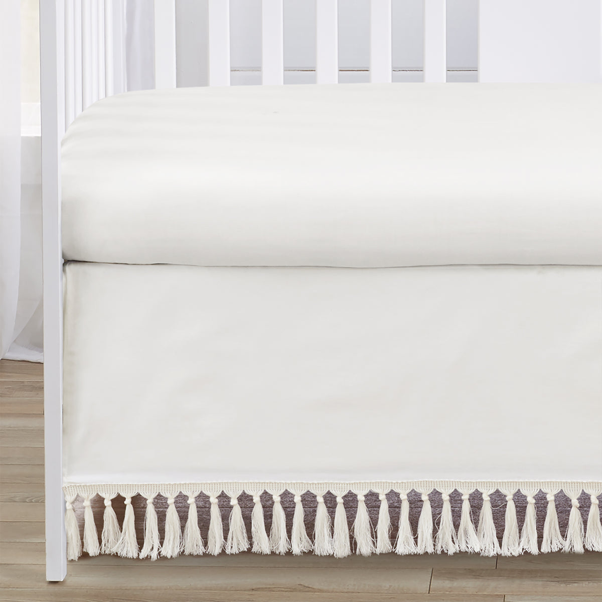 Boho Fringe Collection 4 Piece Crib Bedding
