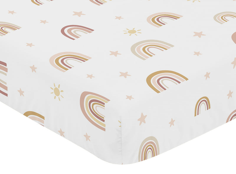 Boho Rainbow Collection Crib Sheet