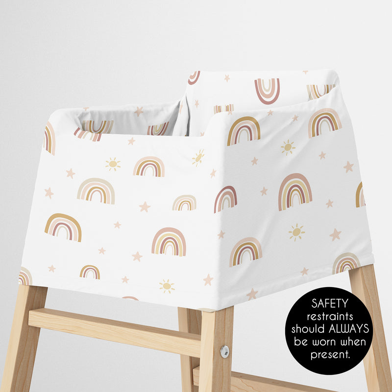 Boho Rainbow Collection Multi Use Baby Car Seat and Nursing Cover