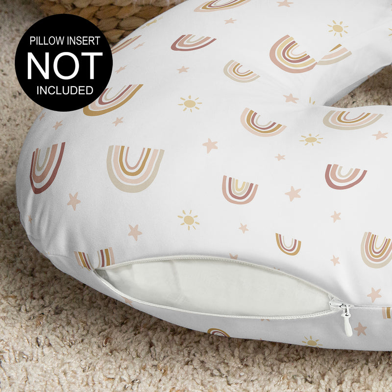 Boho Rainbow Collection Nursing Breastfeeding Pillow Cover