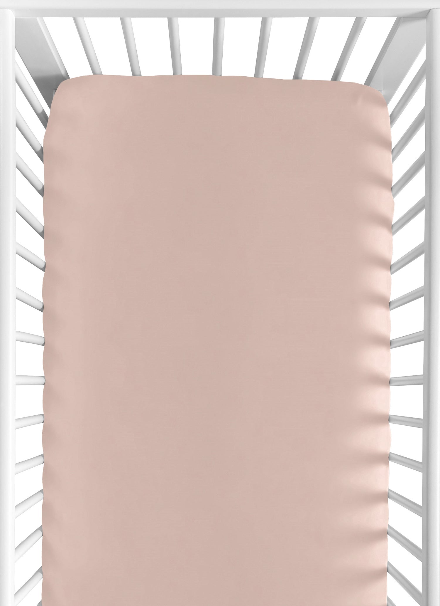 Boho Rainbow Collection Crib Sheet - Solid Dusty Rose