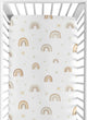 Boho Rainbow Neutral Collection Crib Sheet