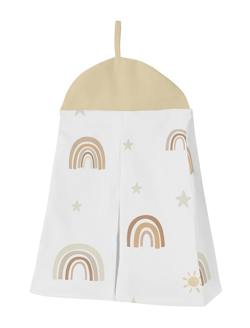 Boho Rainbow Neutral Collection 4 Piece Crib Bedding