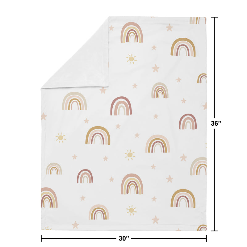 Boho Rainbow Collection Baby Blanket