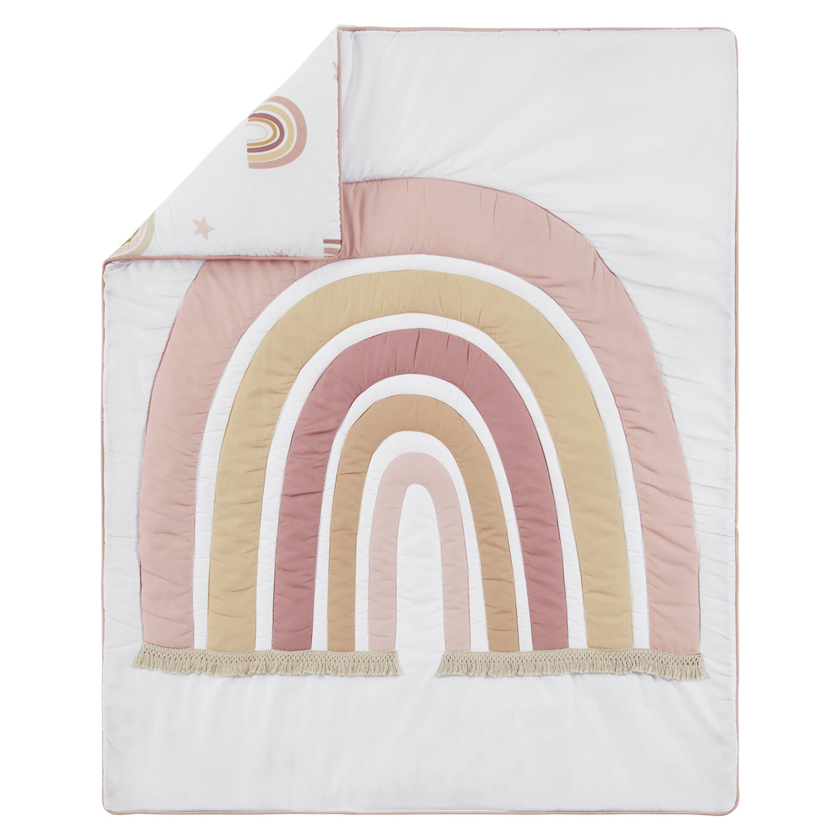 Boho Rainbow Collection Sweet Jojo Designs 6 Piece Crib Bedding + BreathableBaby Breathable Mesh Liner