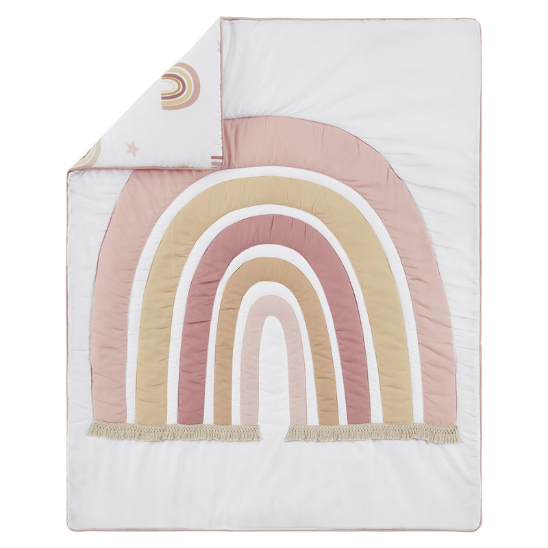Boho Rainbow Collection 4 Piece Crib Bedding