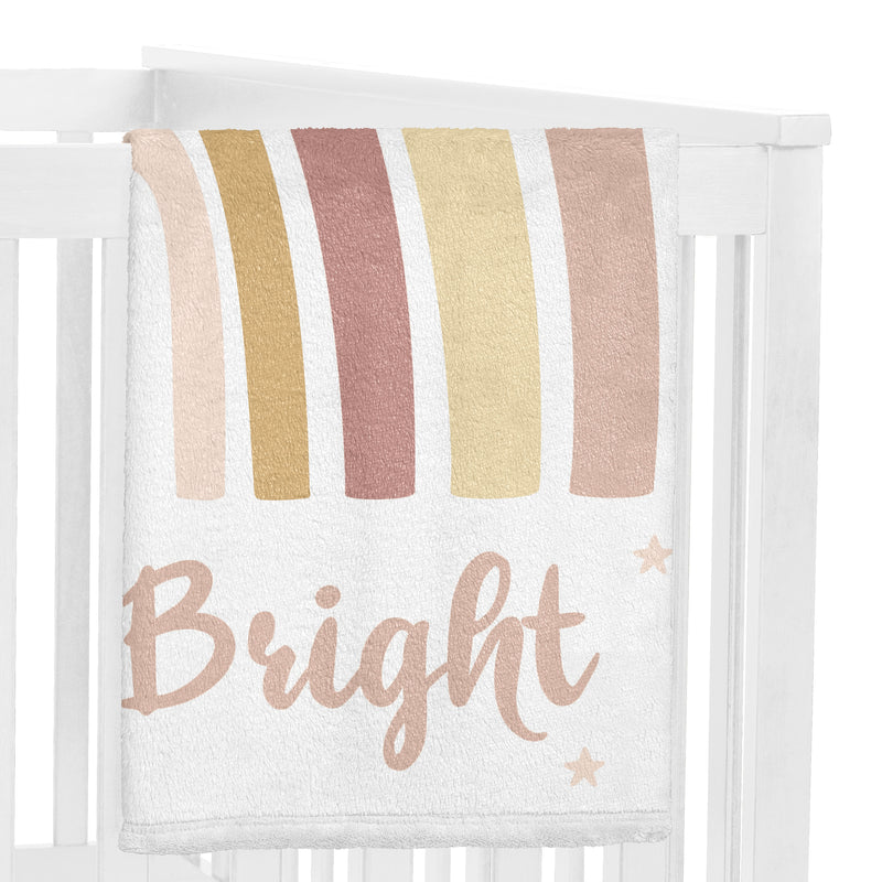 Boho Rainbow Collection Monthly Milestone Baby Blanket