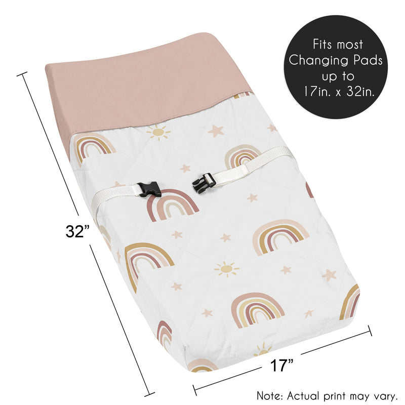 Boho Rainbow Collection Changing Pad Cover