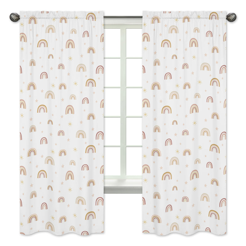 Boho Rainbow Collection Window Panels - Set of 2