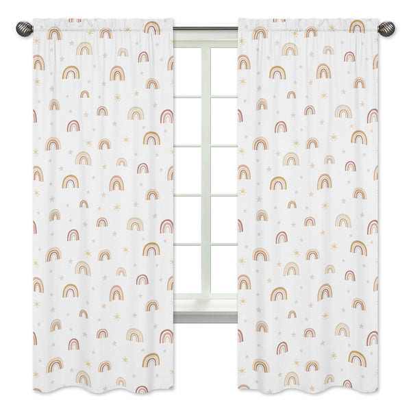 Boho Rainbow Collection Window Panels - Set of 2