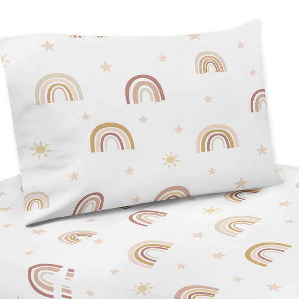 Boho Rainbow Collection Twin Sheet Set