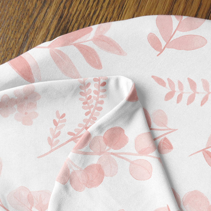 Botanical Blush Pink Collection Nursing Breastfeeding Pillow Cover