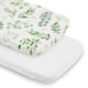 Botanical Collection 2 Pack Baby Bassinet Fitted Sheets