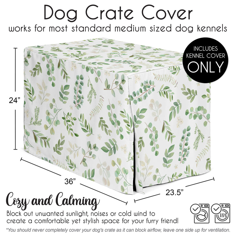 Botanical Collection Dog Crate Kennel Cover 36in.
