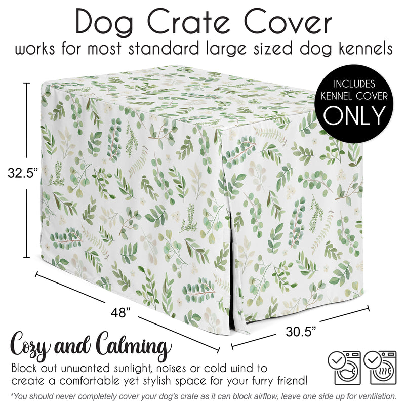 Botanical Collection Dog Crate Kennel Cover 48in.