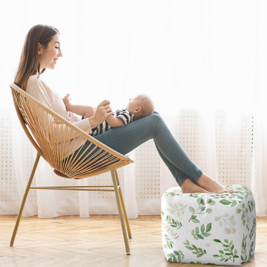 Botanical Collection Ottoman Pouf Cover