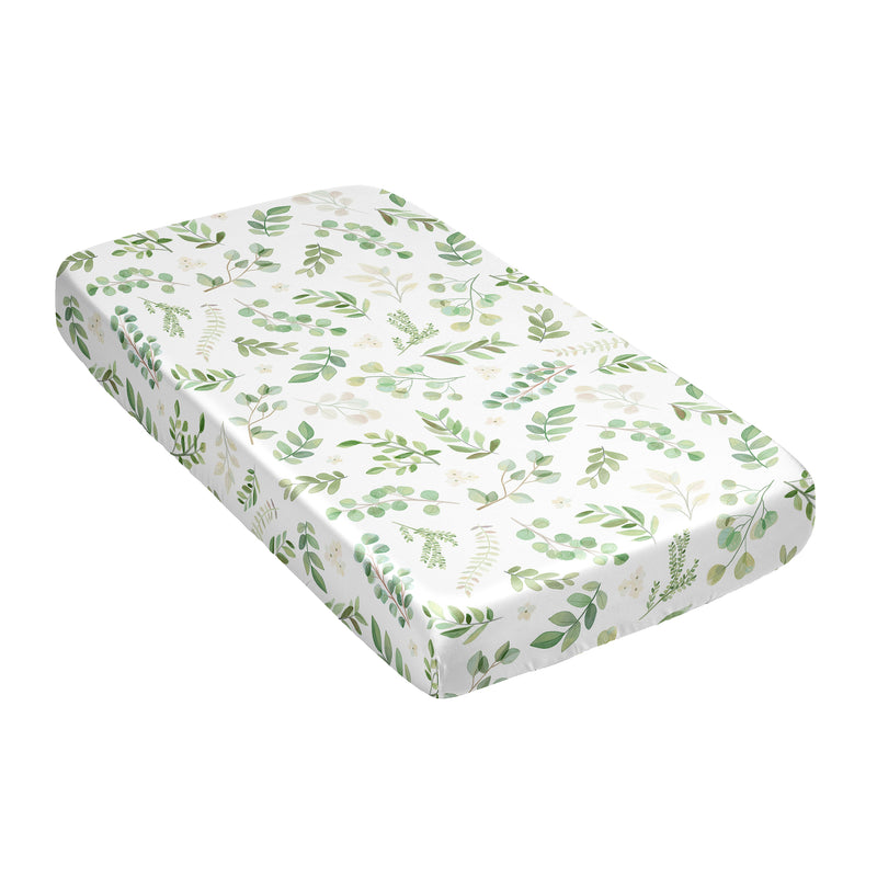 Botanical Collection Satin Fitted Crib Sheet
