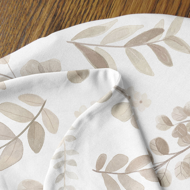 Botanical Taupe Collection Nursing Breastfeeding Pillow Cover
