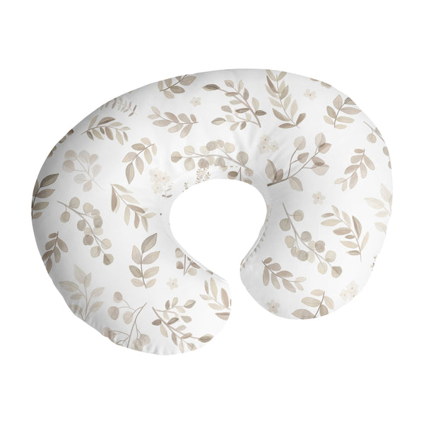 Botanical Taupe Collection Nursing Breastfeeding Pillow Cover