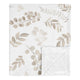 Botanical Taupe Collection Baby Blanket
