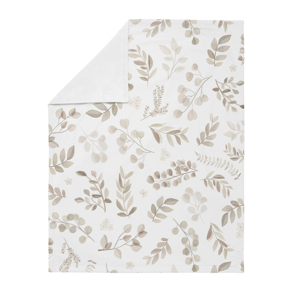 Botanical Taupe Collection Baby Blanket alternate view