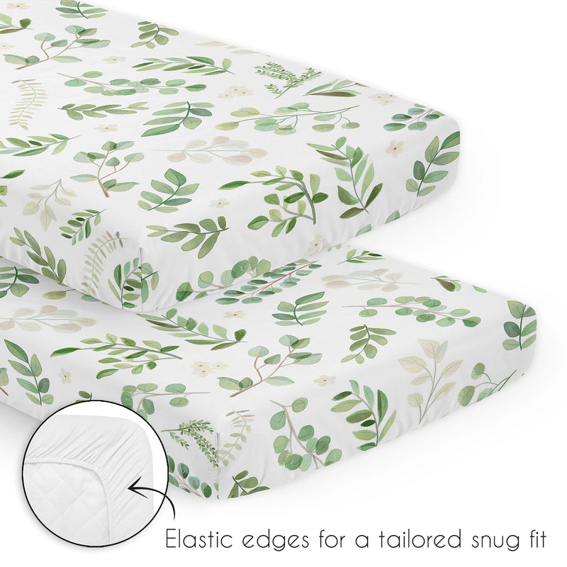 Botanical Collection 3 Piece Mini Crib Bedding Set