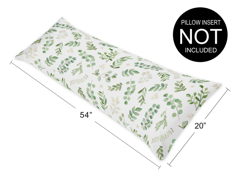 Botanical Collection Full Length Body Pillow Cover