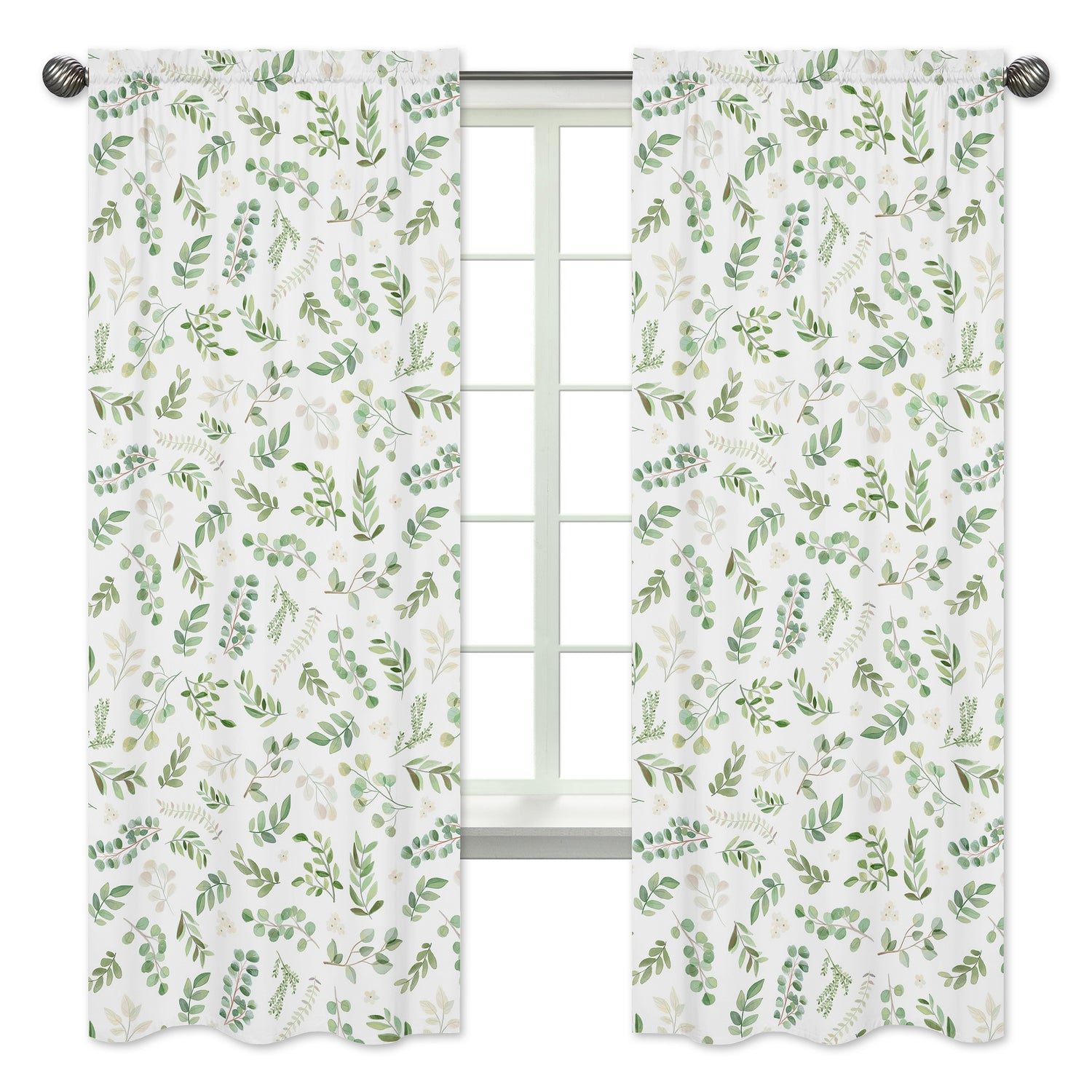 Botanical Collection Window Panels - Set of 2