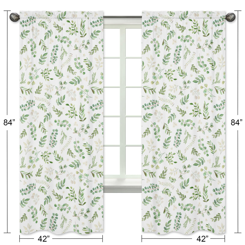 Botanical Collection Window Panels - Set of 2